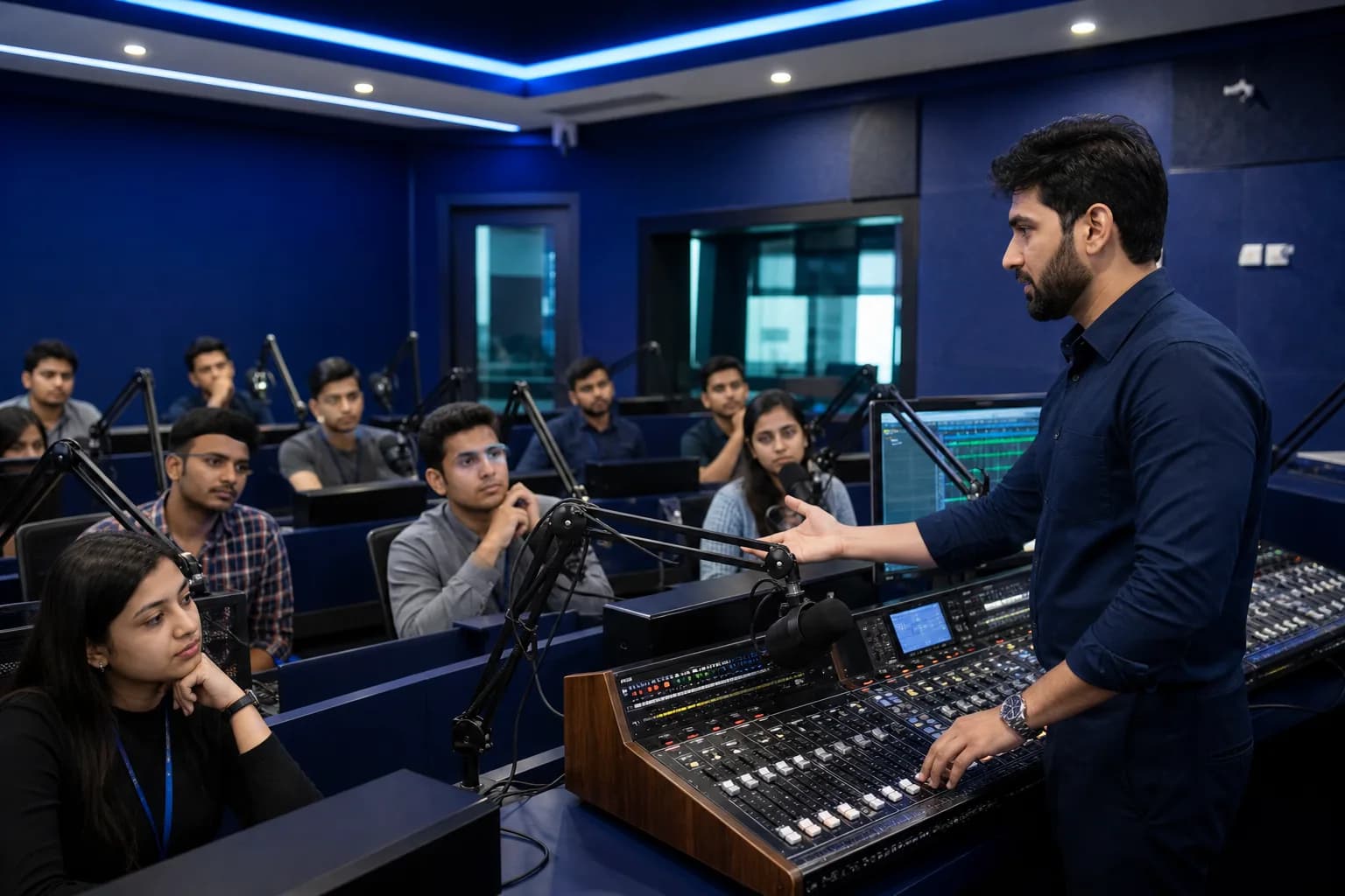 Media training session